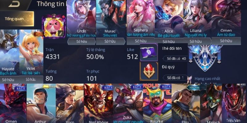 Tổng hợp top acc Liên minh free chơi cực chất